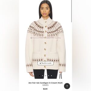 Eaves fair isle cardigan